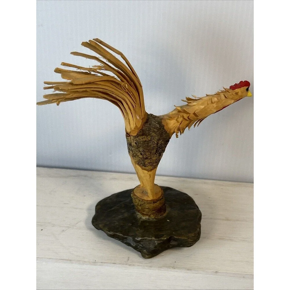 Hand Carved Wood Whittled 7